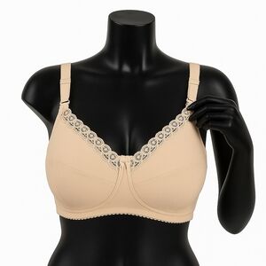 Gratlin Wire-Free Nursing Bra 34G Nude